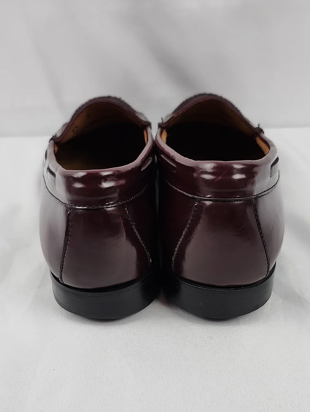G.H Bass & Co. Layton Tassel Loafers Kiltie Detailing Burgundy Men’s 12 D